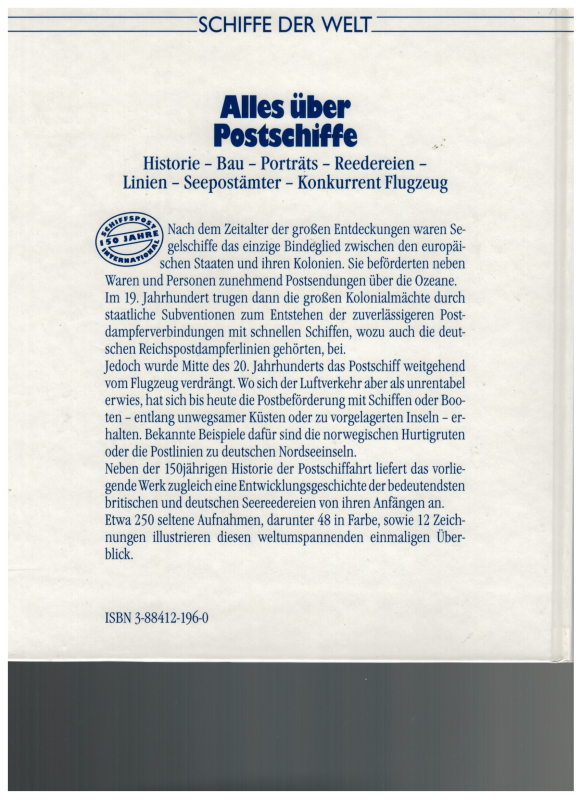 Welt der Postschiffe; Dieter Vierus (1 St.)
